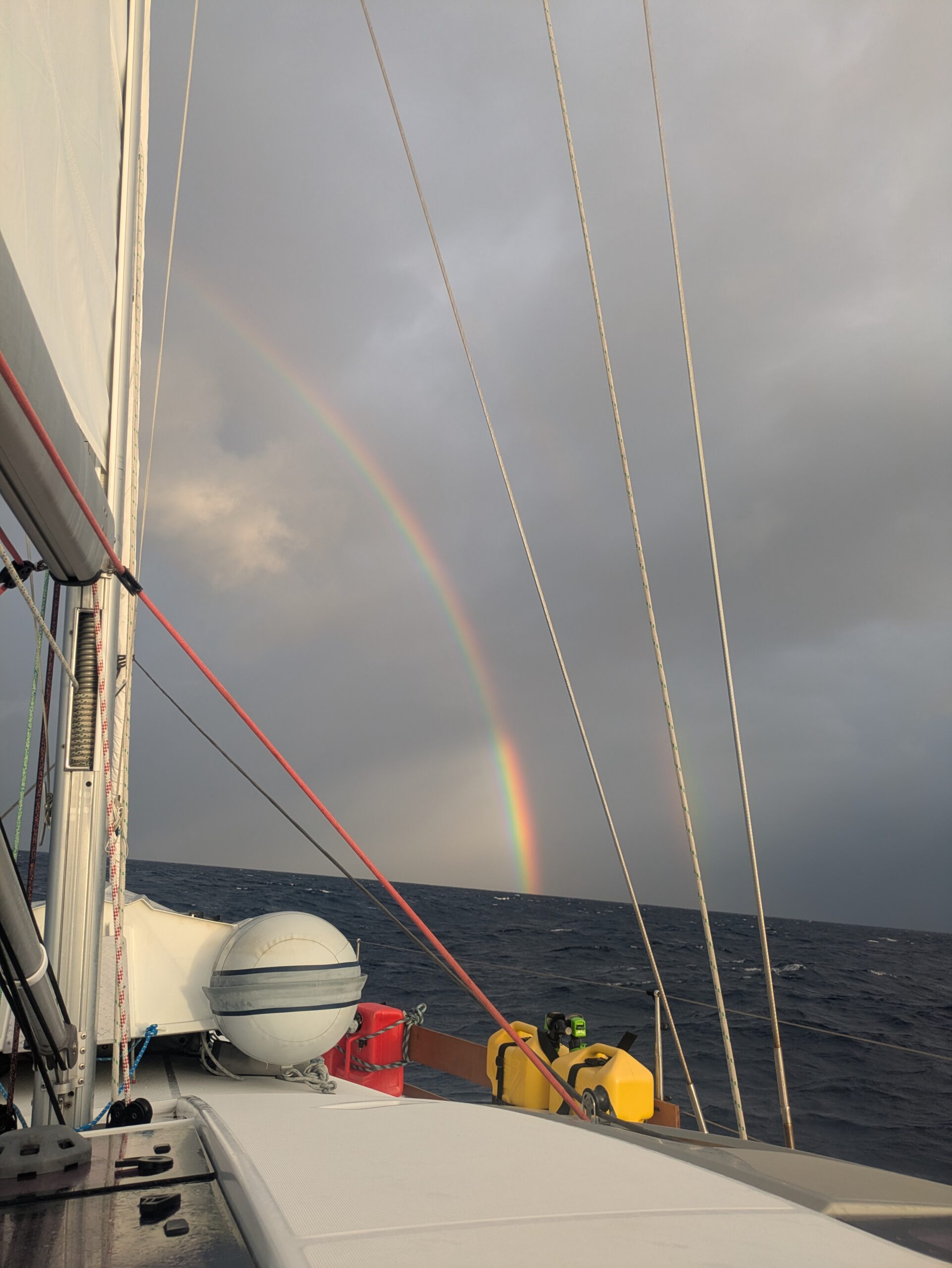 A sign of good luck as we approached Puerto Rico. Also a sign of rain.