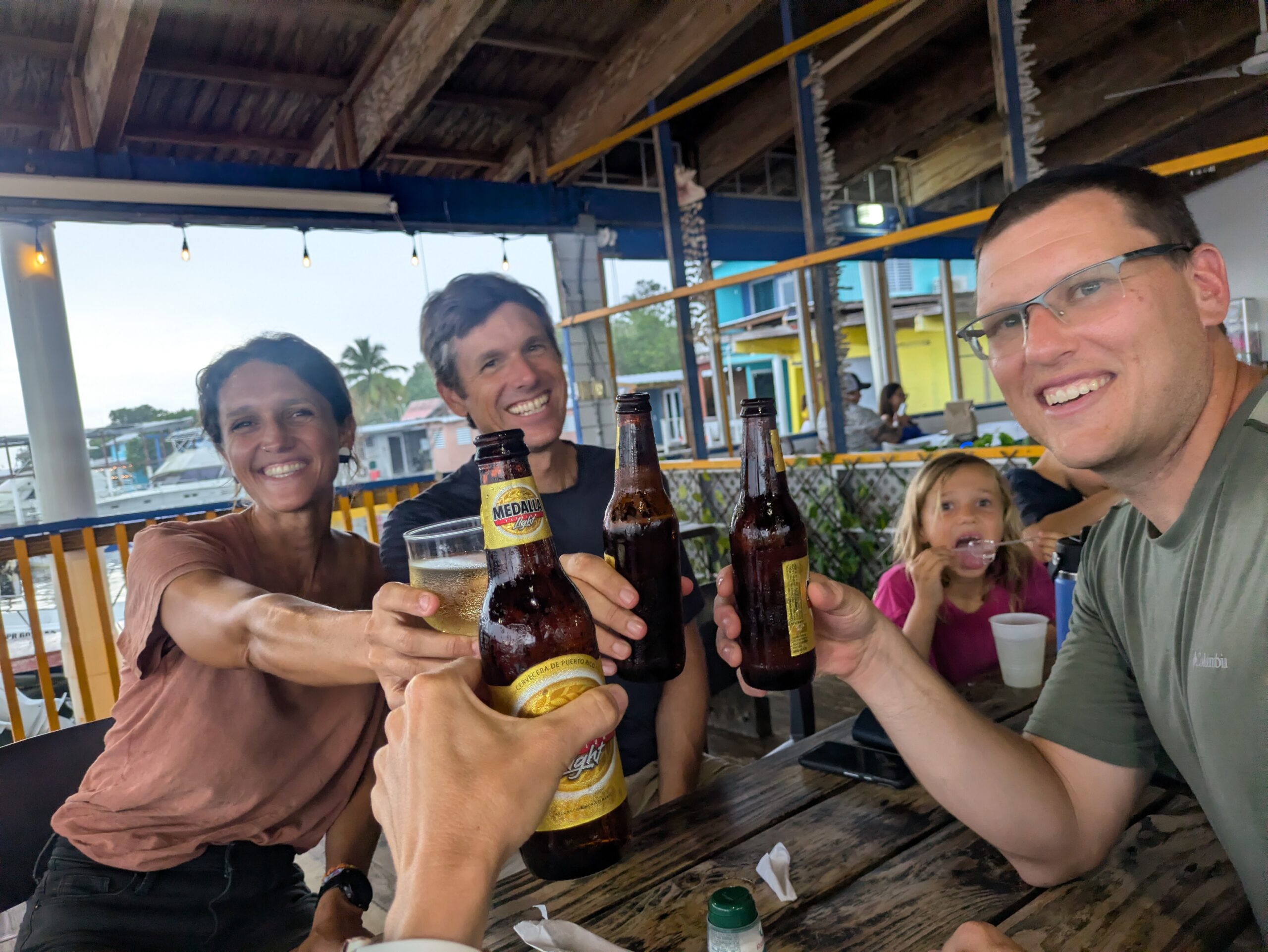 Cheers to successfully crossing the Mona Passage!